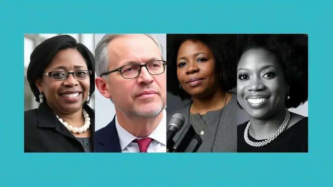 Key figures in the third civil rights movement