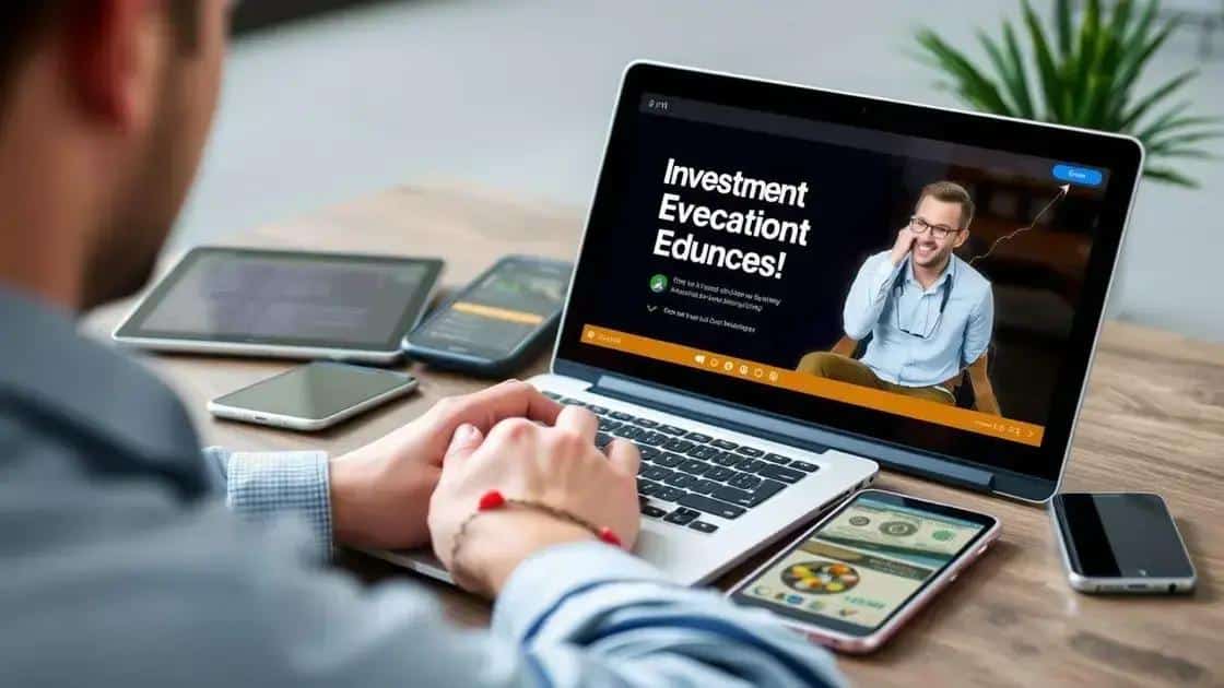How technology improves online investment education