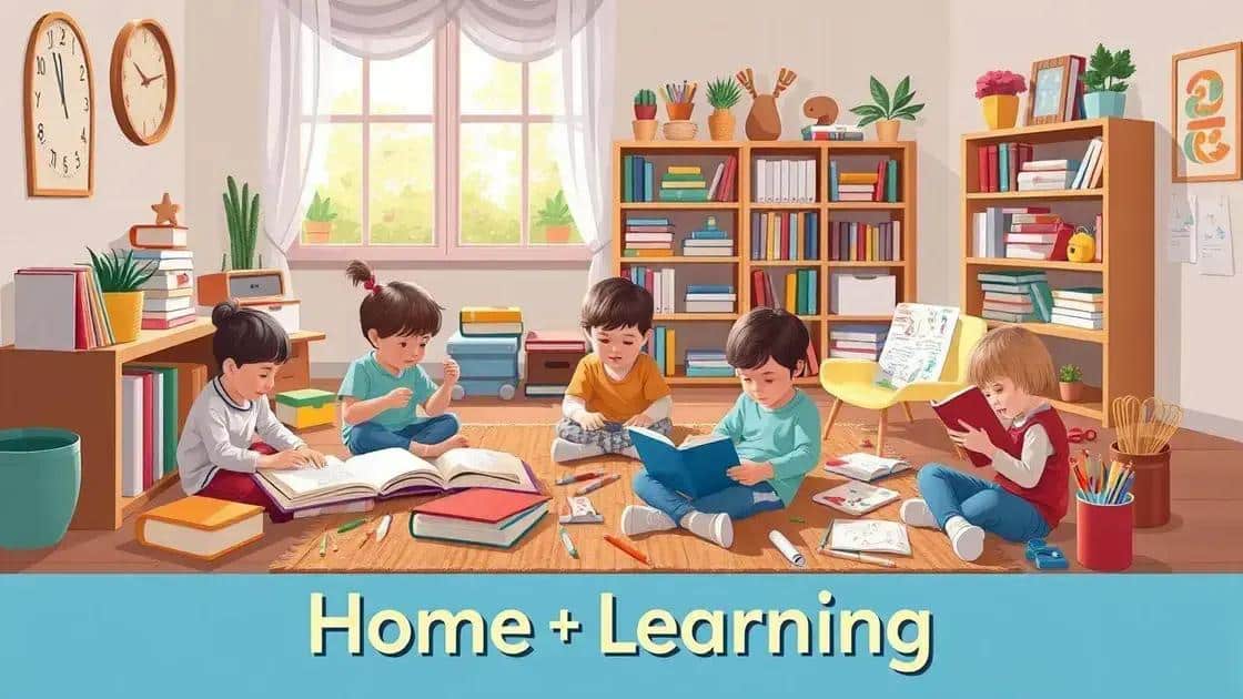 How to encourage learning at home
