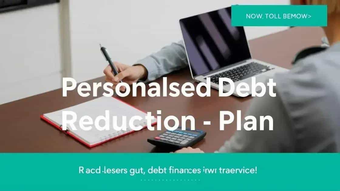 How to create a personalized debt reduction plan