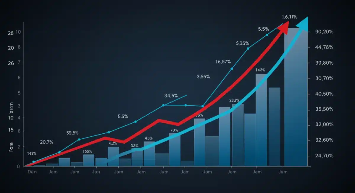 Economic indicators showing positive trends from stimulus package
