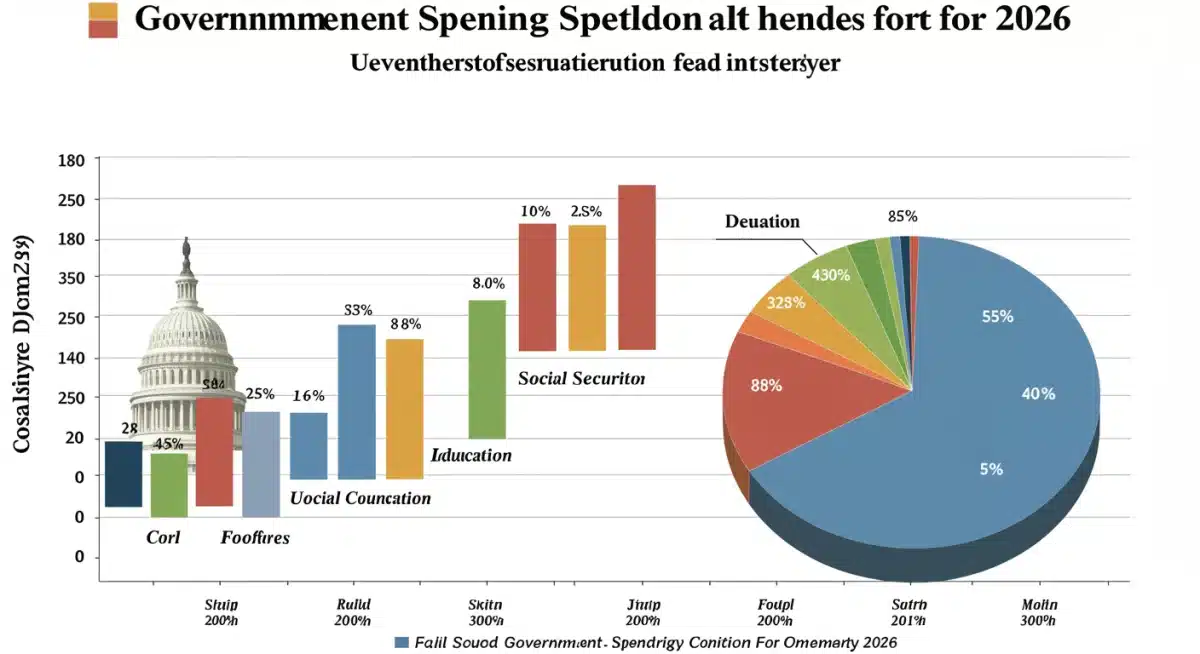 Visualizing 2026 federal budget allocation across key sectors