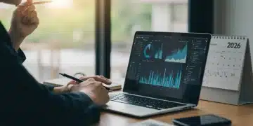 Person researching unemployment benefits in 2026 on a laptop