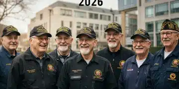 Veterans gathered, discussing benefits and future opportunities, 2026