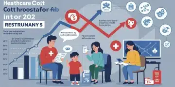 Illustration of rising 2026 US healthcare costs and various health insurance plans