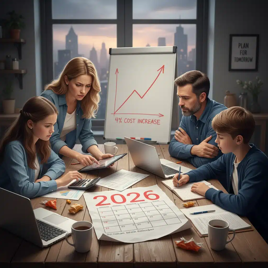 Navigating 4% Inflation: Budget Adjustment for 2026 Cost of Living
