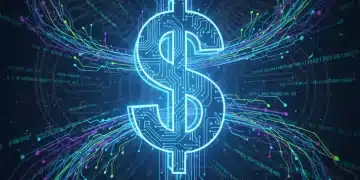 Digital US dollar symbol with circuit board, representing the upcoming CBDC rollout.
