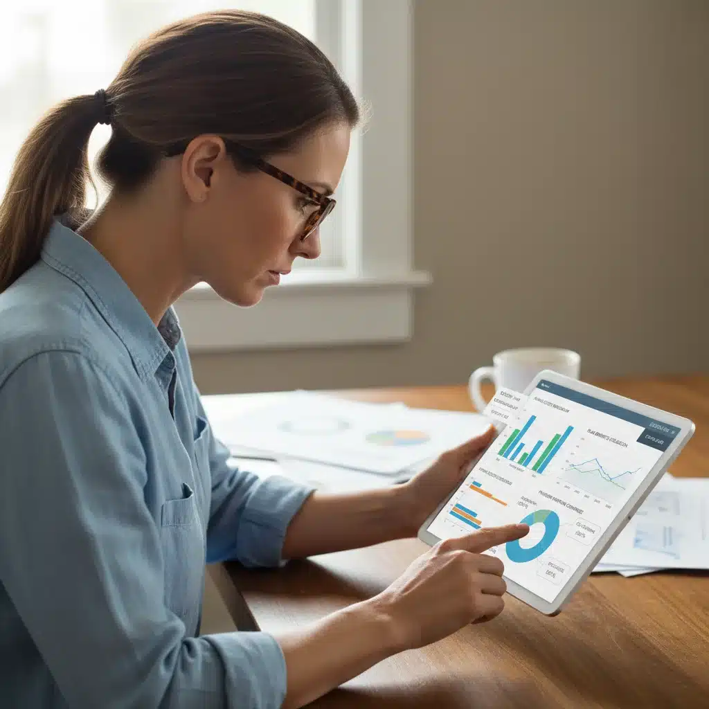 Person analyzing Medicare Advantage plan benefits and costs on a tablet.